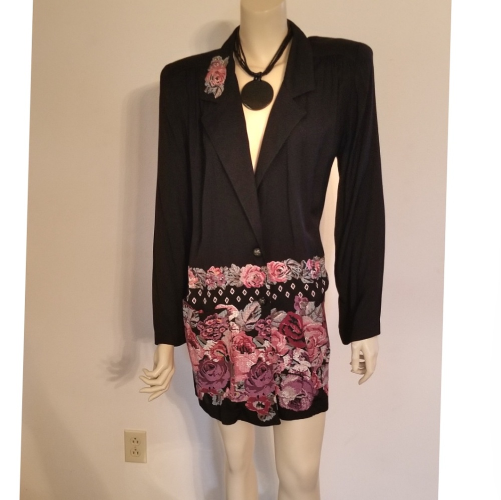 Eye-Caying Carole Litle Vintage Long Blazer Dress